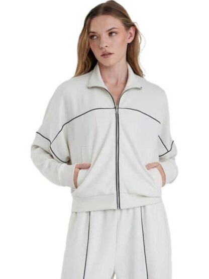 SUDADERA DEPORTIVA MARFIL LOVE TO LOUNGE