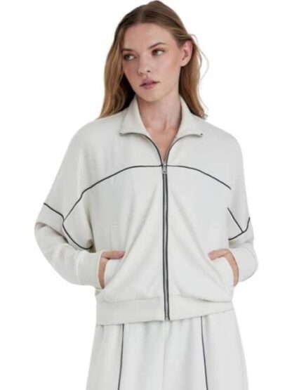 SUDADERA DEPORTIVA MARFIL LOVE TO LOUNGE - Image 5