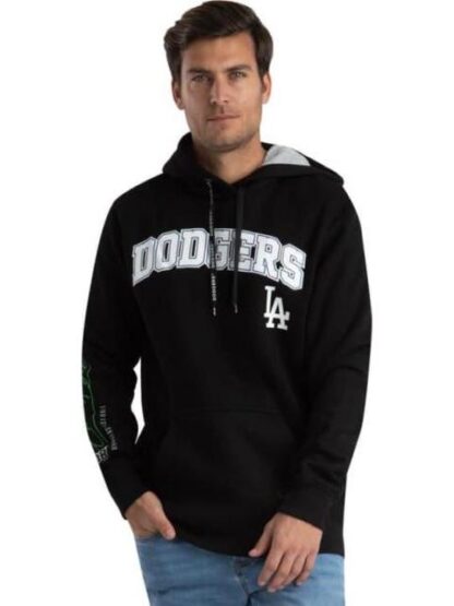 SUDADERA DODGERS NEGRO MLB