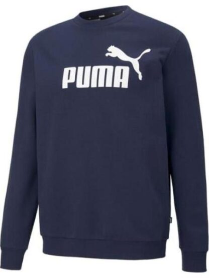 SUDADERA ESS BIG LOGO CREW TR AZUL MARINO PUMA