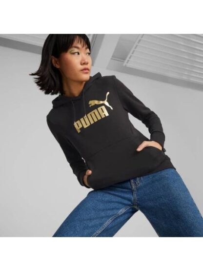 SUDADERA ESSENTIALS+ LOGO METALICO NEGRO PUMA - Image 2