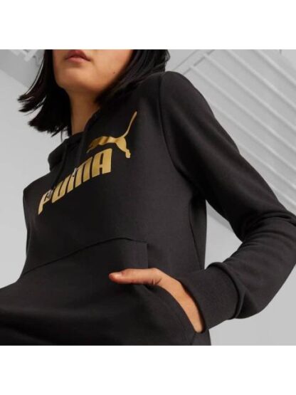 SUDADERA ESSENTIALS+ LOGO METALICO NEGRO PUMA - Image 6