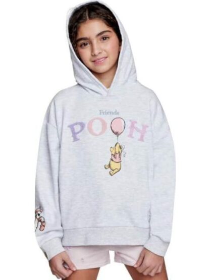 SUDADERA ESTAMPADA APLICACIONES AVENA WINNIE THE POOH