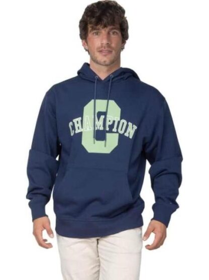 SUDADERA ESTAMPADA AZUL MARINO CHAMPION