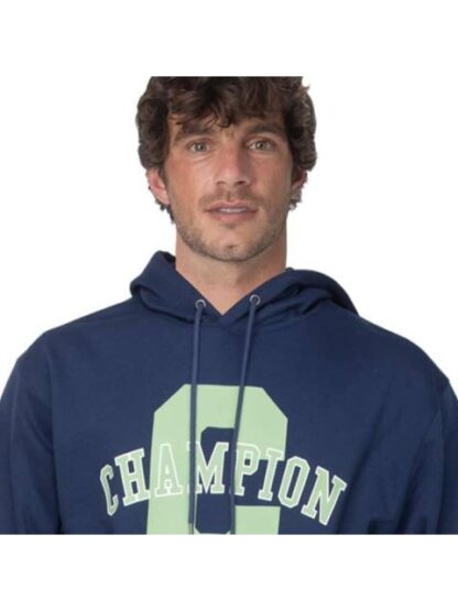 SUDADERA ESTAMPADA AZUL MARINO CHAMPION - Image 2