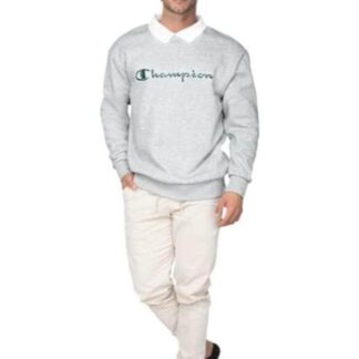 SUDADERA ESTAMPADA GRIS CHAMPION
