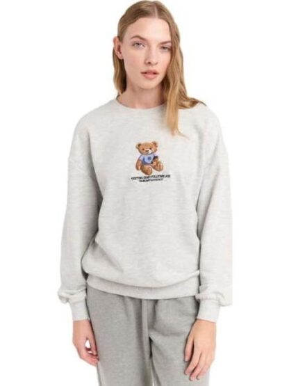 SUDADERA ESTAMPADA GRIS HOLLY LAND - Image 2