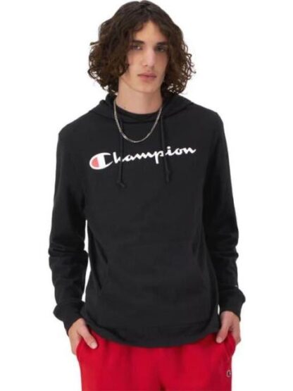 SUDADERA ESTAMPADA NEGRO CHAMPION
