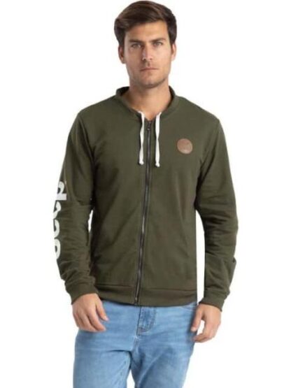 SUDADERA JEEP HOOD FZ VERDE OLIVO JEEP