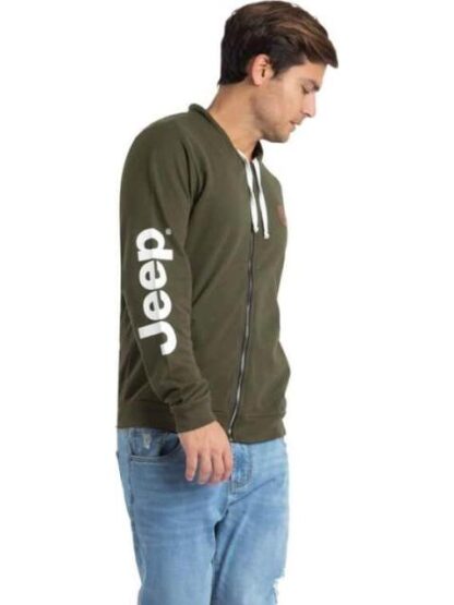 SUDADERA JEEP HOOD FZ VERDE OLIVO JEEP - Image 3