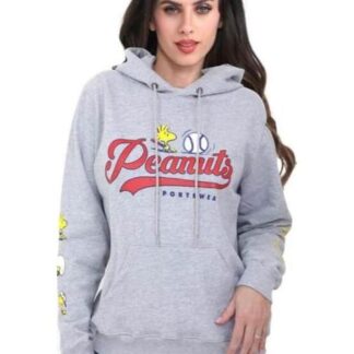 SUDADERA K-SWISS HOOD PEANUTS W GRIS K-SWISS