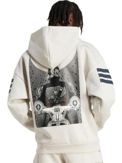SUDADERA M SW TM HDY BEIGE ADIDAS - Image 5