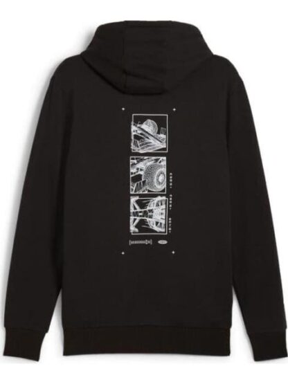 SUDADERA MOTORSPORT F1 GRAPHIC HOODIE NEGRO PUMA - Image 3