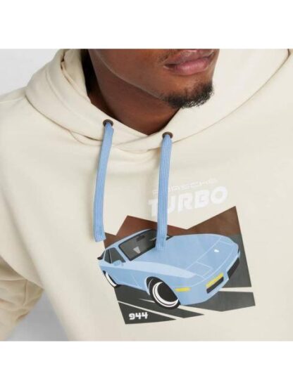 SUDADERA MOTORSPORT PORSCHE LEGACY 944 BEIGE PUMA - Image 5