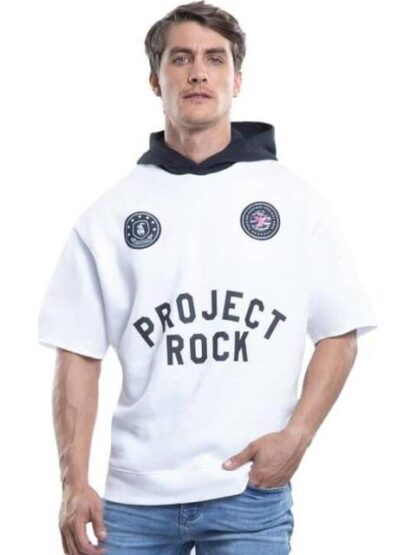 SUDADERA PJT ROCK ICON FLC SS HDY BOH BLANCO UNDER ARMOUR MEXICO