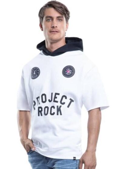 SUDADERA PJT ROCK ICON FLC SS HDY BOH BLANCO UNDER ARMOUR MEXICO - Image 2