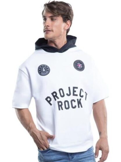 SUDADERA PJT ROCK ICON FLC SS HDY BOH BLANCO UNDER ARMOUR MEXICO - Image 4