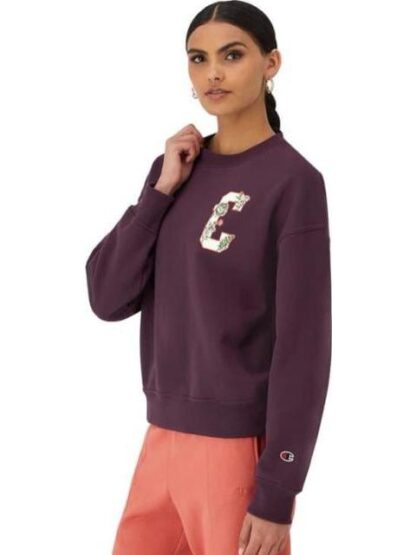 SUDADERA POWERBLEND CREW MORADO CHAMPION - Image 2