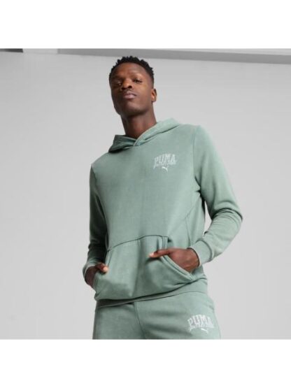 SUDADERA PUMA CLASS WASHED HOODIE TR VERDE PUMA - Image 6