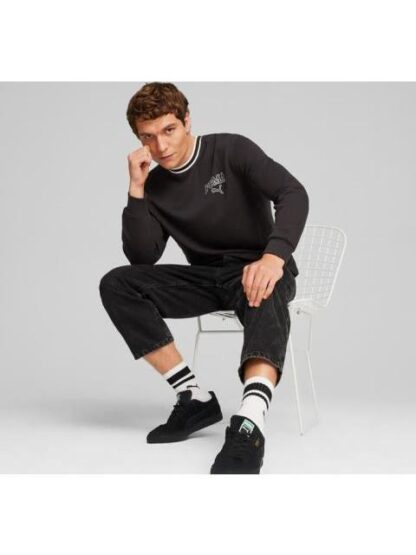 SUDADERA PUMA SQUAD NEGRO PUMA - Image 4