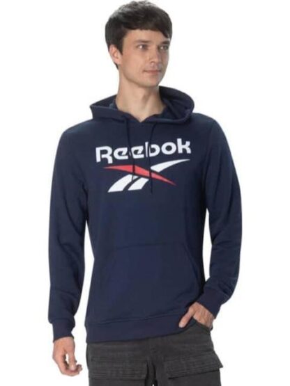 SUDADERA REEBOK IDENTITY BIG LOGO FT HOODIE AZUL REEBOK - Image 2