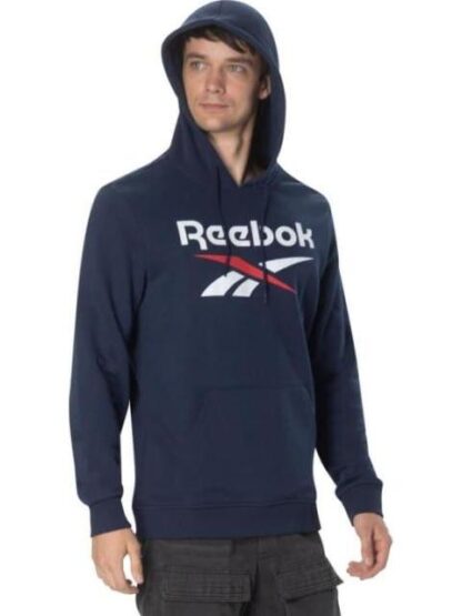 SUDADERA REEBOK IDENTITY BIG LOGO FT HOODIE AZUL REEBOK - Image 5