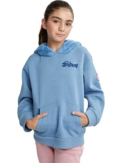 SUDADERA STITCH AZUL DISNEY