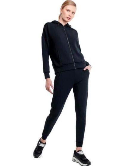 SUDADERA CON CIERRE NEGRO LOVE TO LOUNGE - Image 5