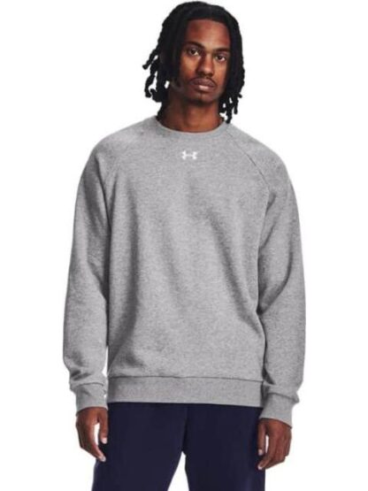 SUDADERA UA RIVAL FLEECE CREW GRIS UNDER ARMOUR MEXICO - Image 2