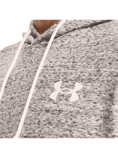 SUDADERA UA RIVAL TERRY GRIS UNDER ARMOUR MEXICO - Image 4