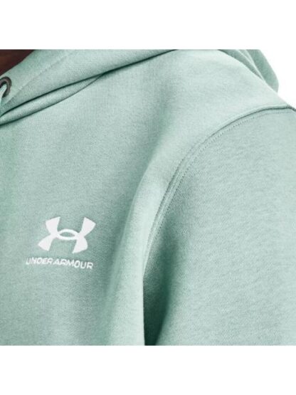 SUDADERA UA RIVAL TERRY HOODIE VERDE UNDER ARMOUR MEXICO - Image 6