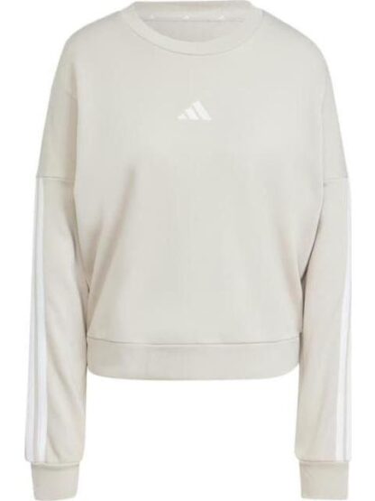 SUDADERA W 3S FT SWT GRIS ADIDAS