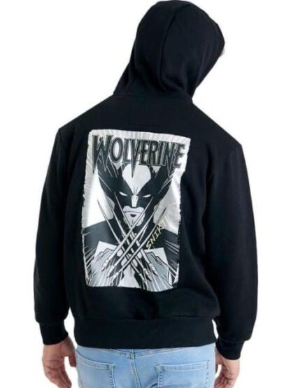 SUDADERA WOLVERINE NEGRO MARVEL - Image 3