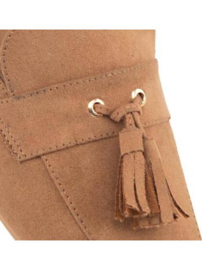 SUECO CUADRADO CON MOTAS CAMEL VI LINE FASHION - Image 6