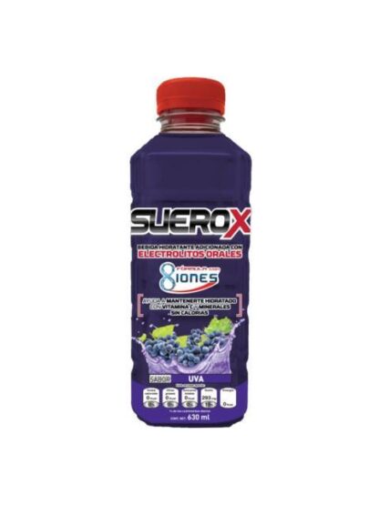 SUERO REHIDRATANTE SUEROX UVA BOTELLA 630 ML