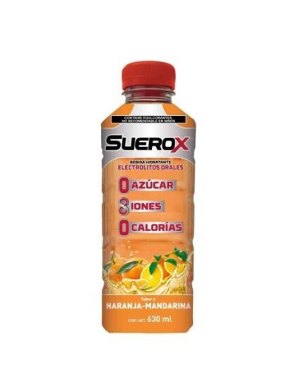 SUEROX SUERO ADULTO 8 IONES NARANJA MANDARINA 630 ML