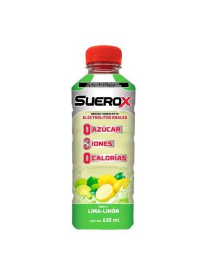 SUEROX SUERO ADULTO 8IONES LIMA LIMON 630 ML
