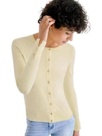 SUETER CON BOTONES AMARILLO PRIMARK