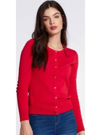 SUETER CON BOTONES ROJO PRIMARK