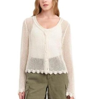 SUETER CROCHET MARFIL SAO PAULO