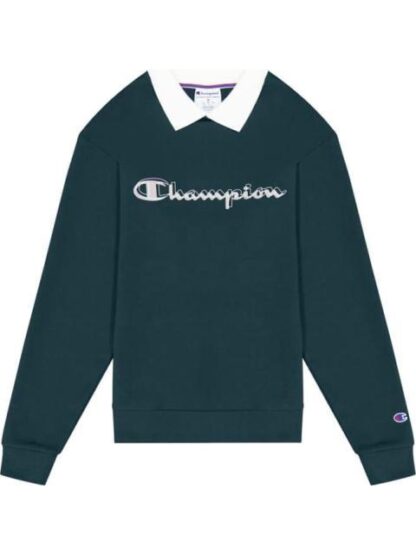 SWEATER SUDADERAS CREW NECKS VERDE CHAMPION