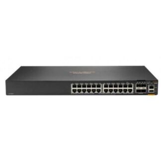 SWITCH ARUBA GIGABIT ETHERNET CX 6200F 24 PUERTOS POE 10-100-1000MBPS + 4 PUERTOS SFP+ 370W 128 GBIT-S 32.768 ENTRADAS - ADMINISTRABLE
