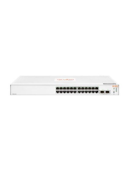 SWITCH ARUBA GIGABIT ETHERNET INSTANT ON 1830 24 PUERTOS 10-100-1000MBPS + 2 PUERTOS SFP 52 GBIT-S 16000 ENTRADAS - ADMINISTRABLE