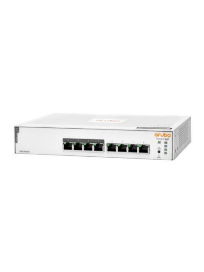 SWITCH ARUBA GIGABIT ETHERNET INSTANT ON 1830 8G 8 PUERTOS CLASS4 POE 10-100-1000MBPS 65W 16 GBIT-S 8.000 ENTRADAS - GESTIONADO - Image 2