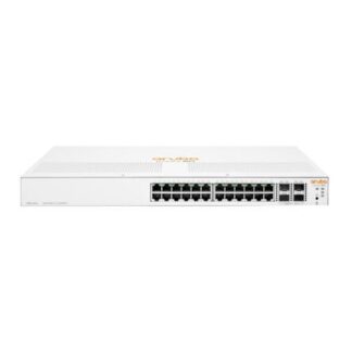 SWITCH ARUBA GIGABIT ETHERNET INSTANT ON 1930 24 PUERTOS 10-100-1000MBPS + 4 PUERTOS SFP 128GBIT-S 16.000 ENTRADAS - ADMINISTRABLE