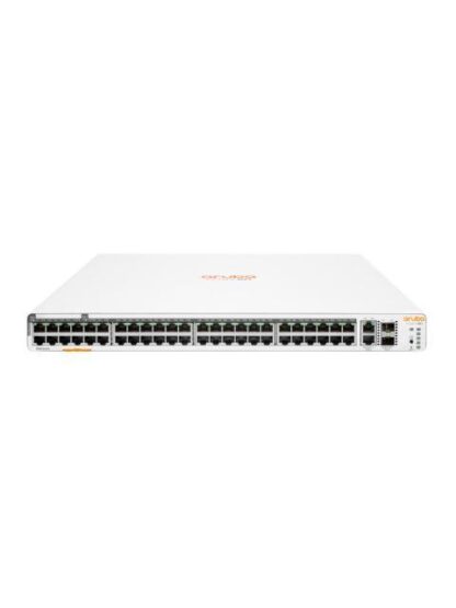 SWITCH ARUBA GIGABIT ETHERNET INSTANT ON 1960 48 PUERTOS 10-100-1000 MBPS + 2 PUERTOS SFP + 2 PUERTOS 10GBASE-T 176 GBIT-S 16000 ENTRADAS - GESTIONADO