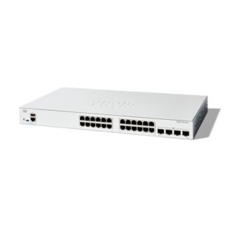 SWITCH CISCO GIGABIT ETHERNET CATALYST 1200 24 PUERTOS 10-100-1000MBPS + 4 PUERTOS SFP 56 GBIT-S 8000 ENTRADAS - ADMINISTRABLE