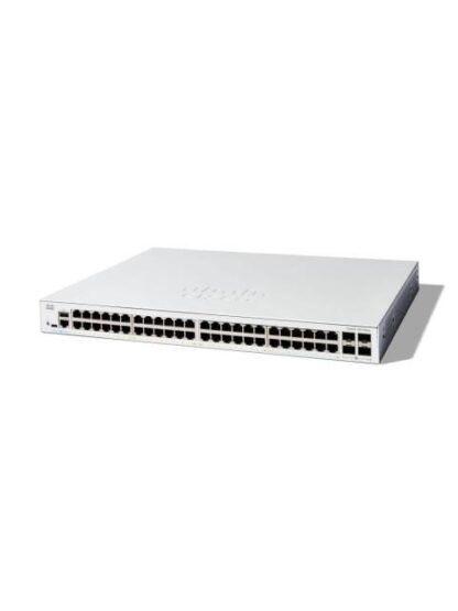 SWITCH CISCO GIGABIT ETHERNET CATALYST 1300 48 PUERTOS 10-100-1000MBPS + 4 PUERTOS SFP+ 176 GBIT-S - ADMINISTRABLE