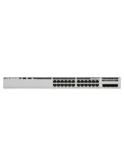 SWITCH CISCO GIGABIT ETHERNET CATALYST 9200L 24 PUERTOS POE+ 100-1000-10000 + 4 PUERTOS GIGABIT ETHERNET 128 GBIT-S 16.000 ENTRADAS - ADMINISTRABLE - SE REQUIERE ADQUIRIR LICENCIAMIENTO DNA