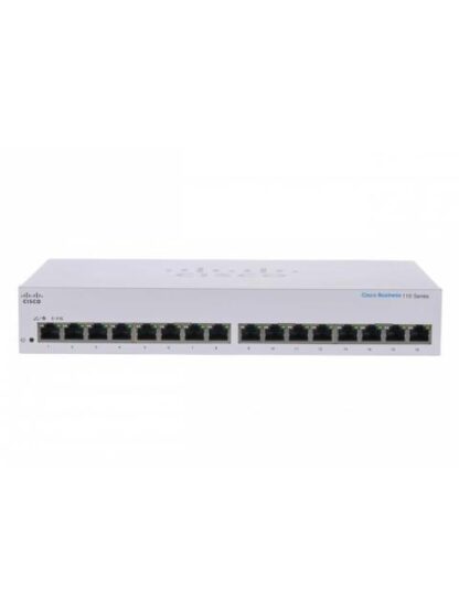 SWITCH CISCO GIGABIT ETHERNET CBS110 16 PUERTOS 10-100-1000MBPS 8000 ENTRADAS - NO ADMINISTRABLE - Image 2